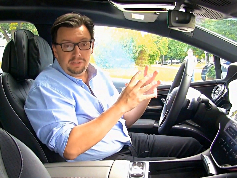 Reviewing a Mercedes Electric Vehicle
