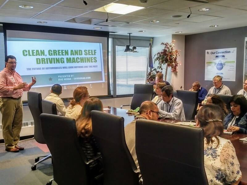 Speaking to Toronto Pearson employees about Electric Vehicles