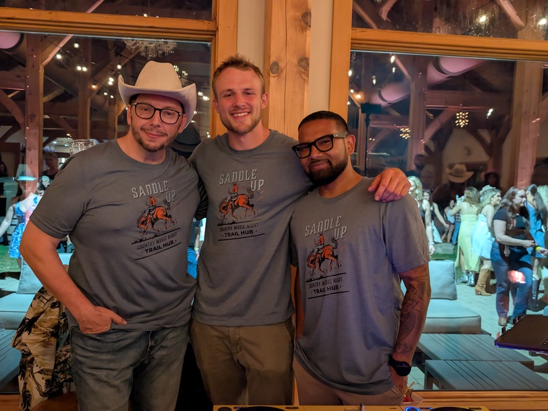 At Trail Hub in Uxbridge, ON during Country Night